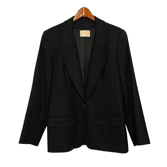 Vintage Pendleton Wool Blazer Suit Jacket Made in USA Size M - Picture 1 of 7